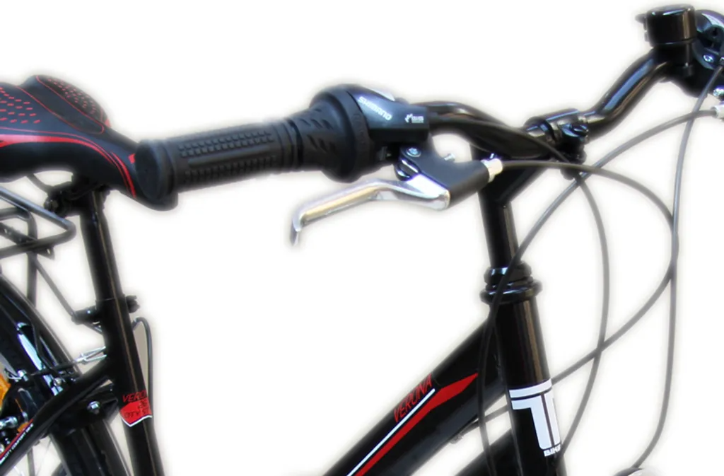 Talson City-Bike 26" — 21-Gang Shimano | Gepäckträger | Beleuchtung