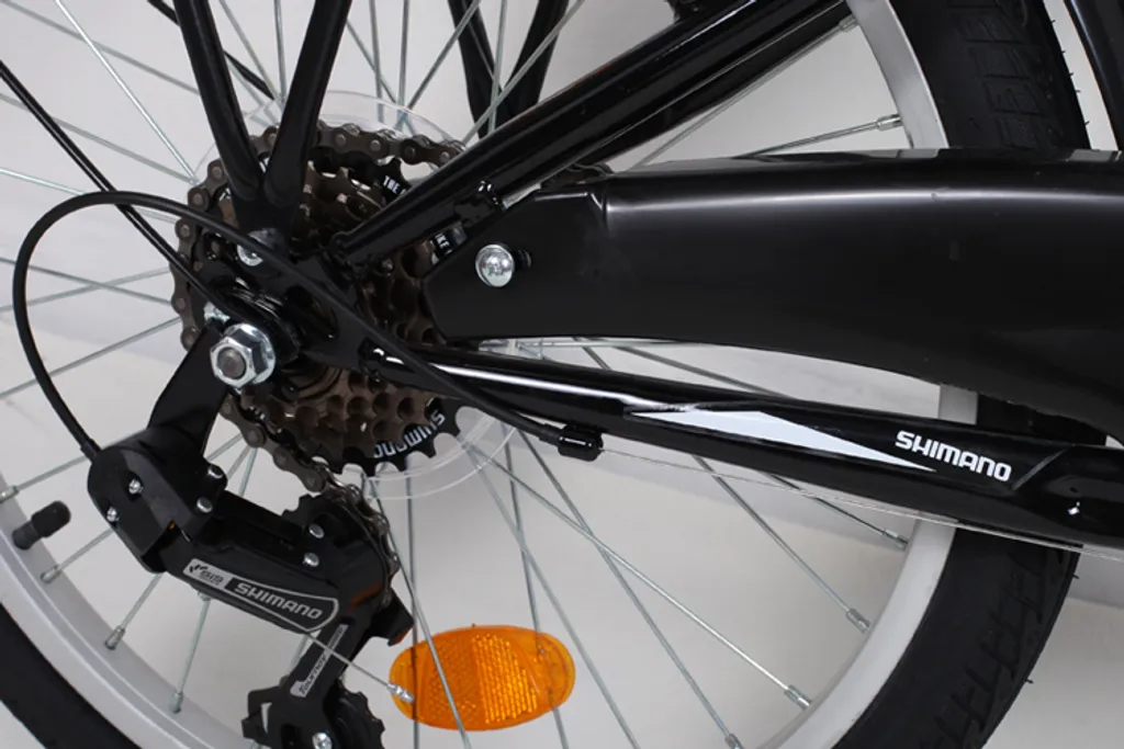 TMX Kinderfahrrad 20" — 6-Gang Shimano | Beleuchtung | Blau-Schwarz