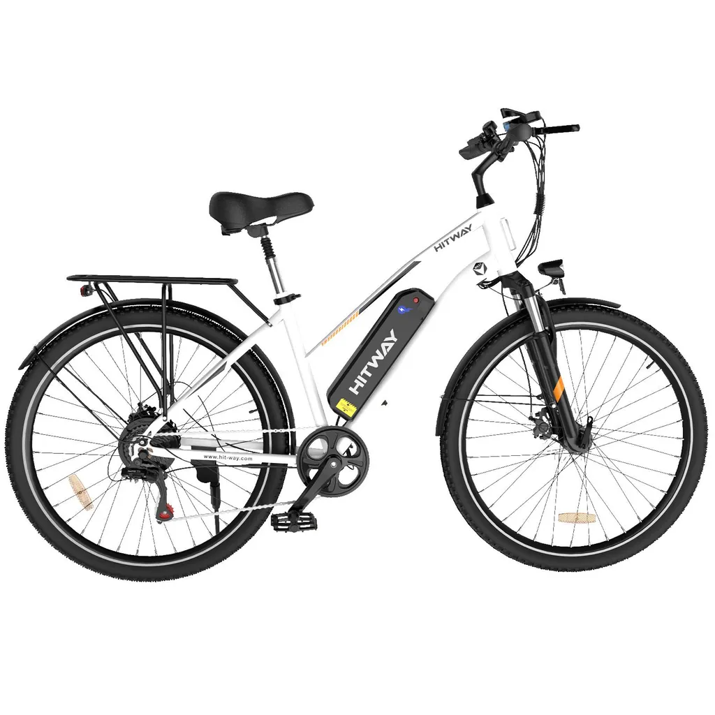 HITWAY City E-Bike 28" — 250W | 36V 13Ah | Shimano 7-Gang | LCD