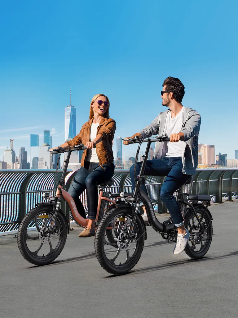 HillMiles MilePort1 E-Bike Klapprad — 250W | 36V 13Ah | 80–100km | Shimano 7-Gang | Faltbar