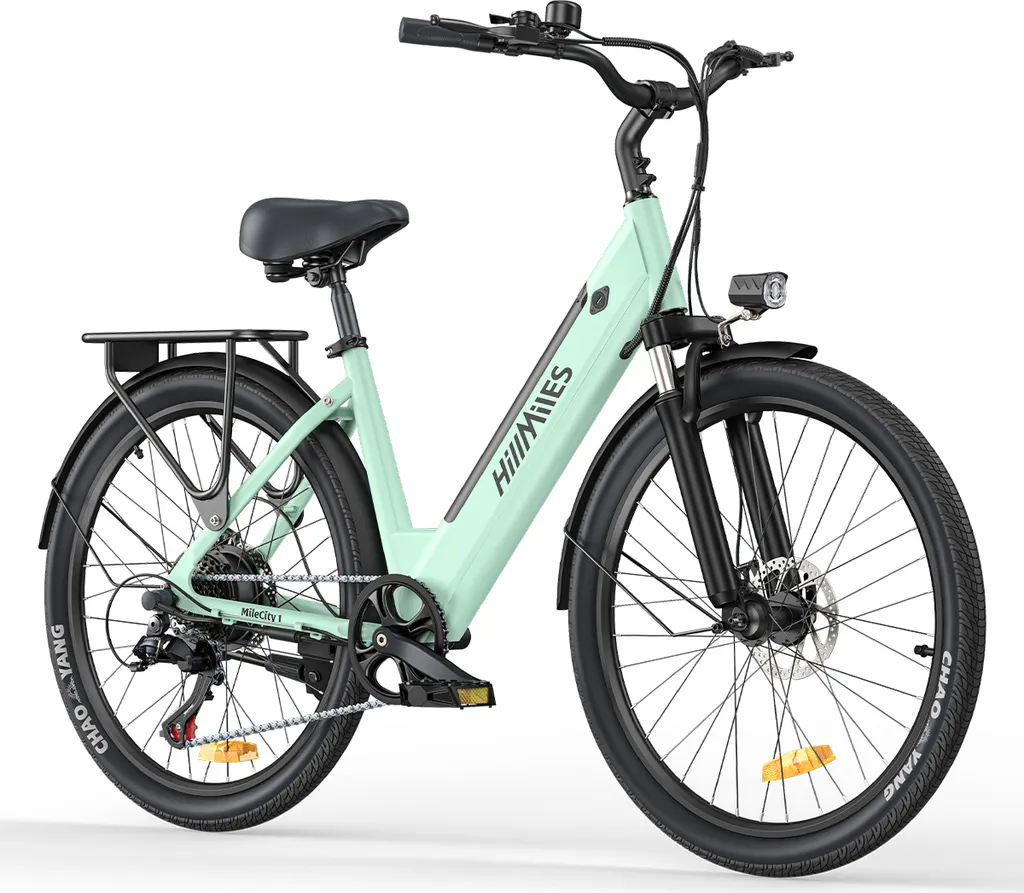 HillMiles MileCity1 E-Bike — 250W | 36V 13Ah | 80–100km | Shimano 7-Gang | 25 km/h