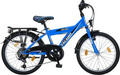 TMX Kinderfahrrad 20" — 6-Gang Shimano | Beleuchtung | Blau-Schwarz